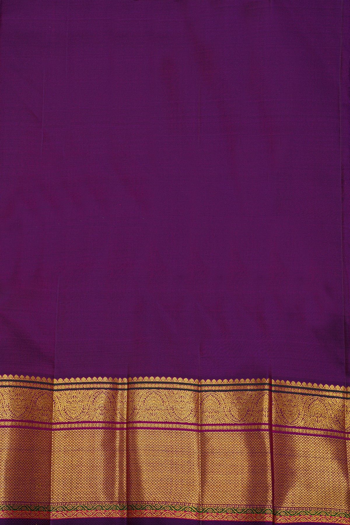Kanchipuram Silk Purple Saree