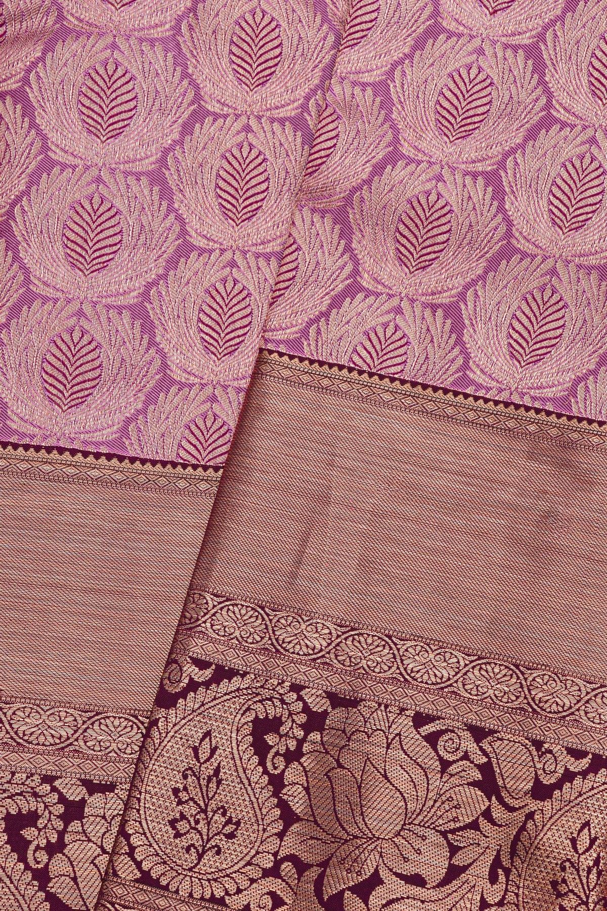 Kancheepuram Silk Lavender Saree