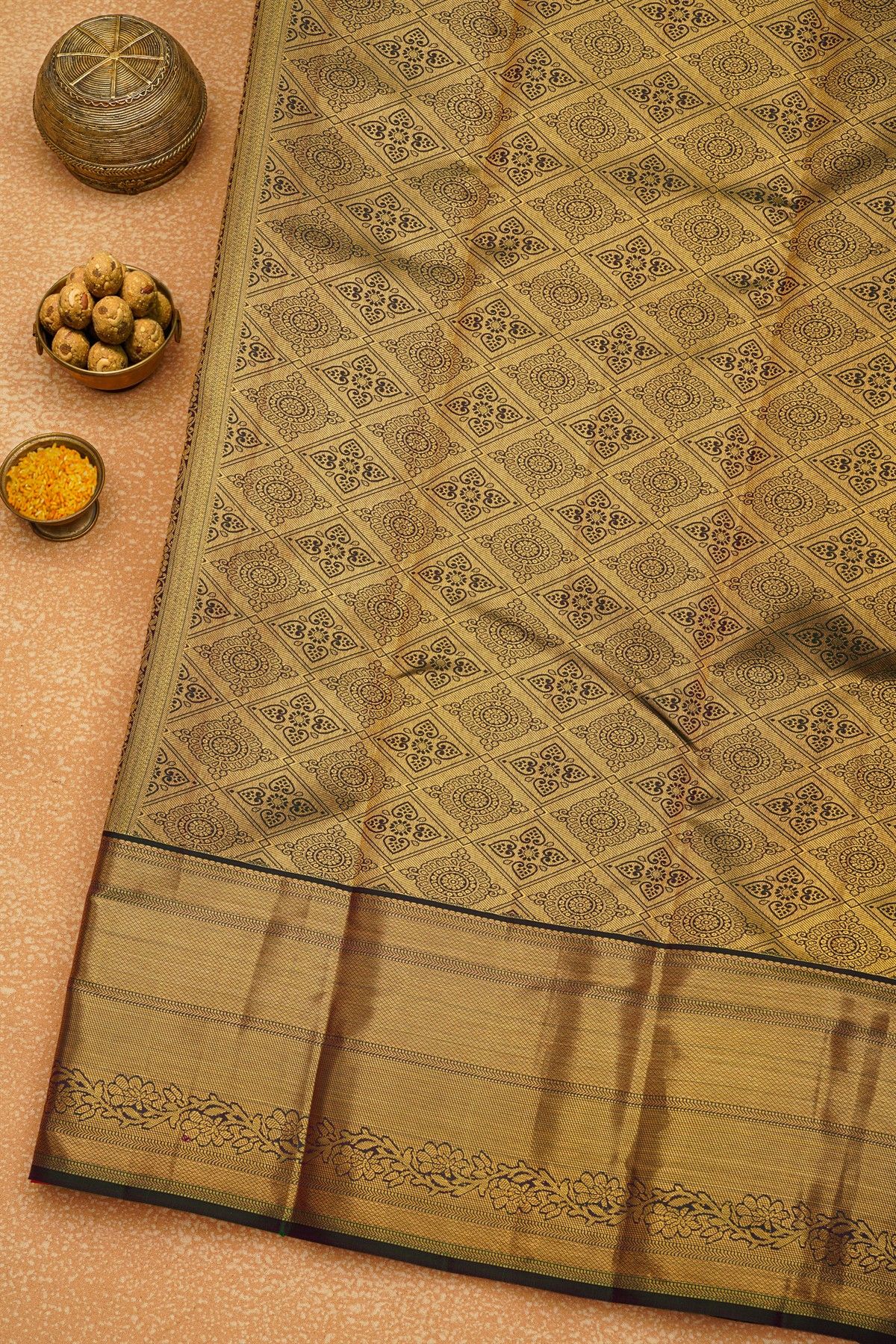 Kancheepuram Silk Lavender Saree