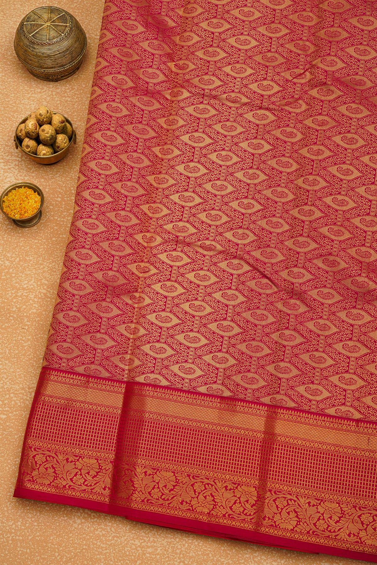 Kancheepuram Silk Dual Colour Saree