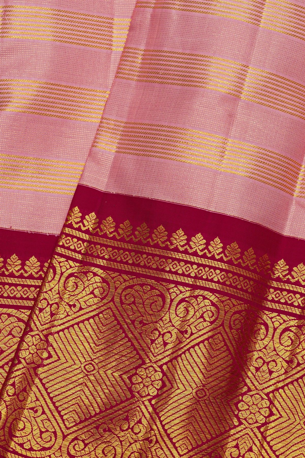 Kancheepuram Silk Light Pink Saree