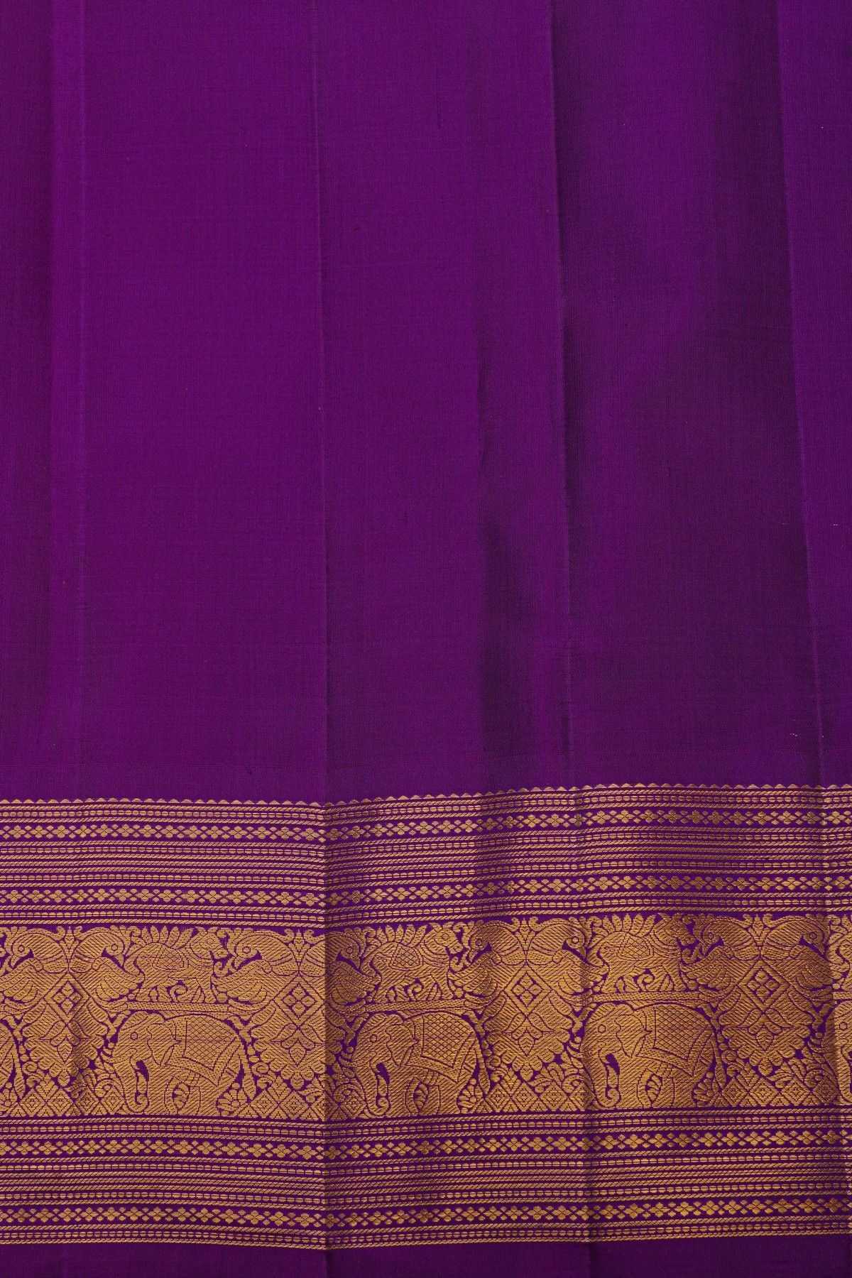 Kancheepuram Silk Cream Saree