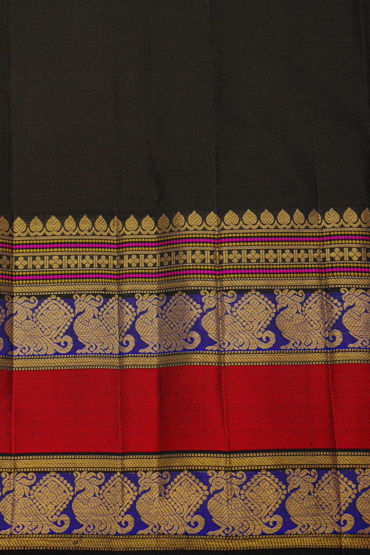 Kancheepuram Silk Off White Saree