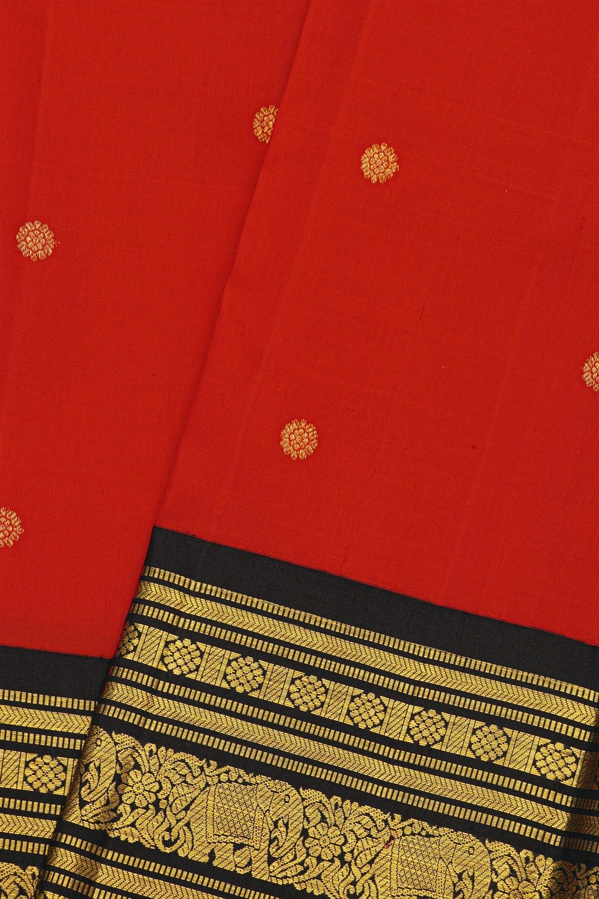 Kancheepuram Silk Red Saree