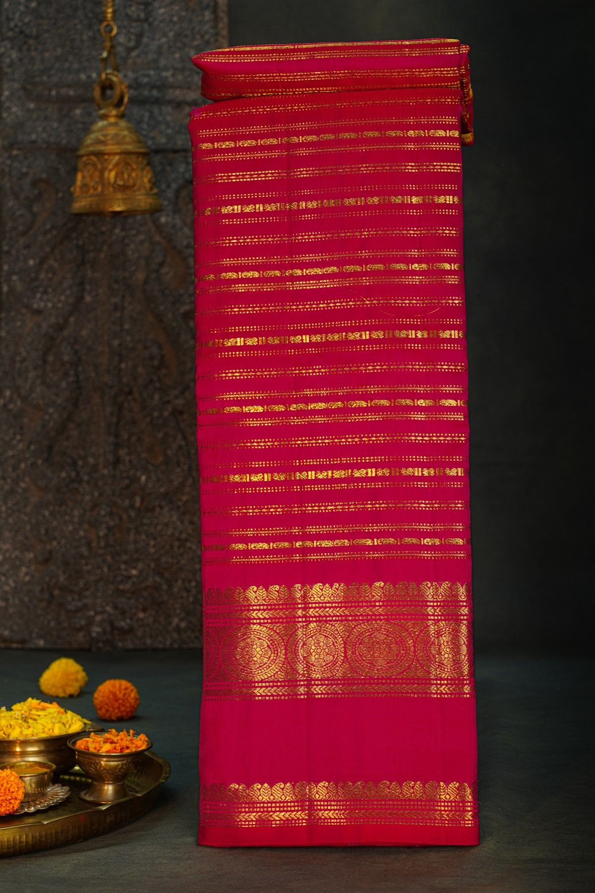 Kancheepuram Silk Red Saree