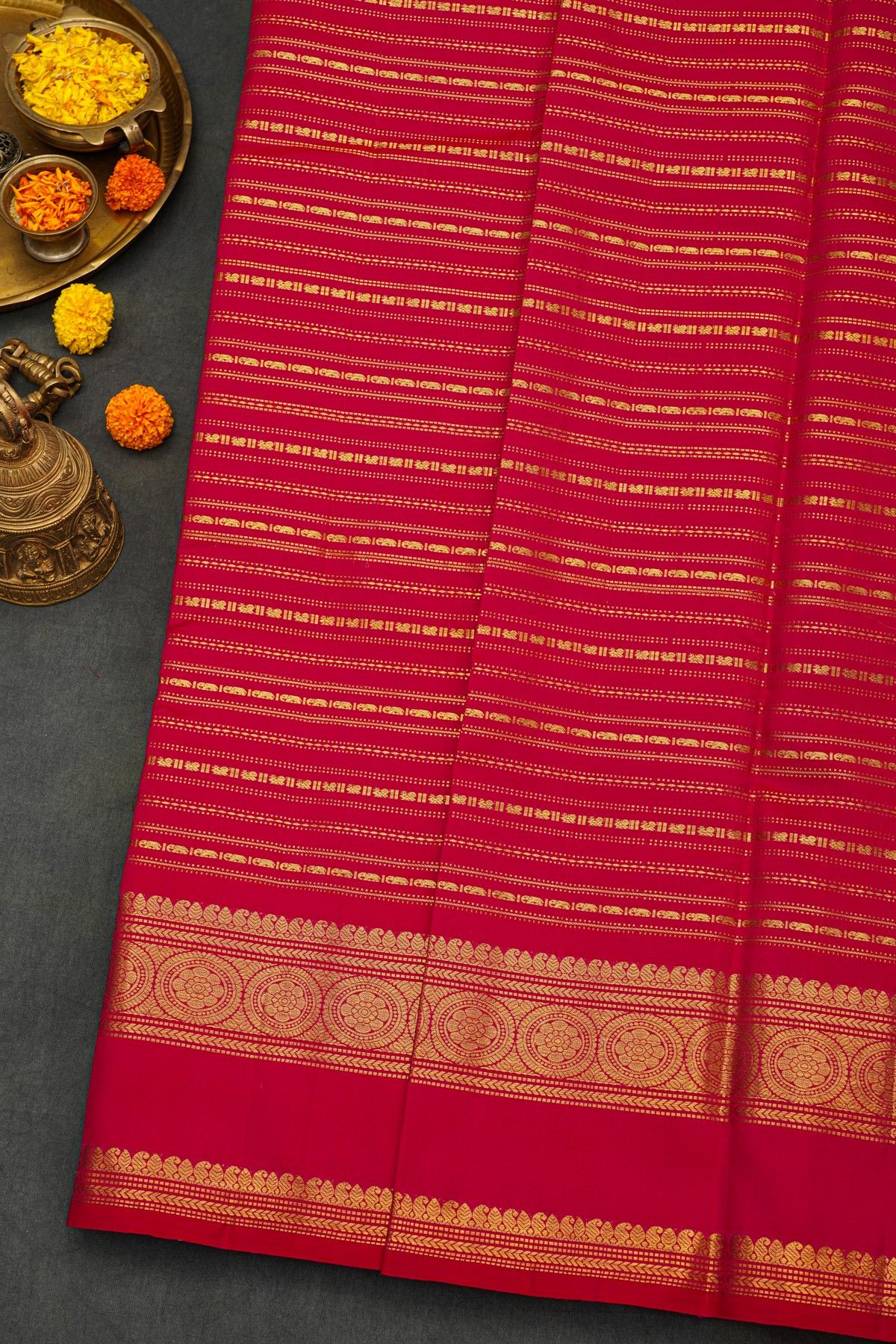 Kancheepuram Silk Red Saree