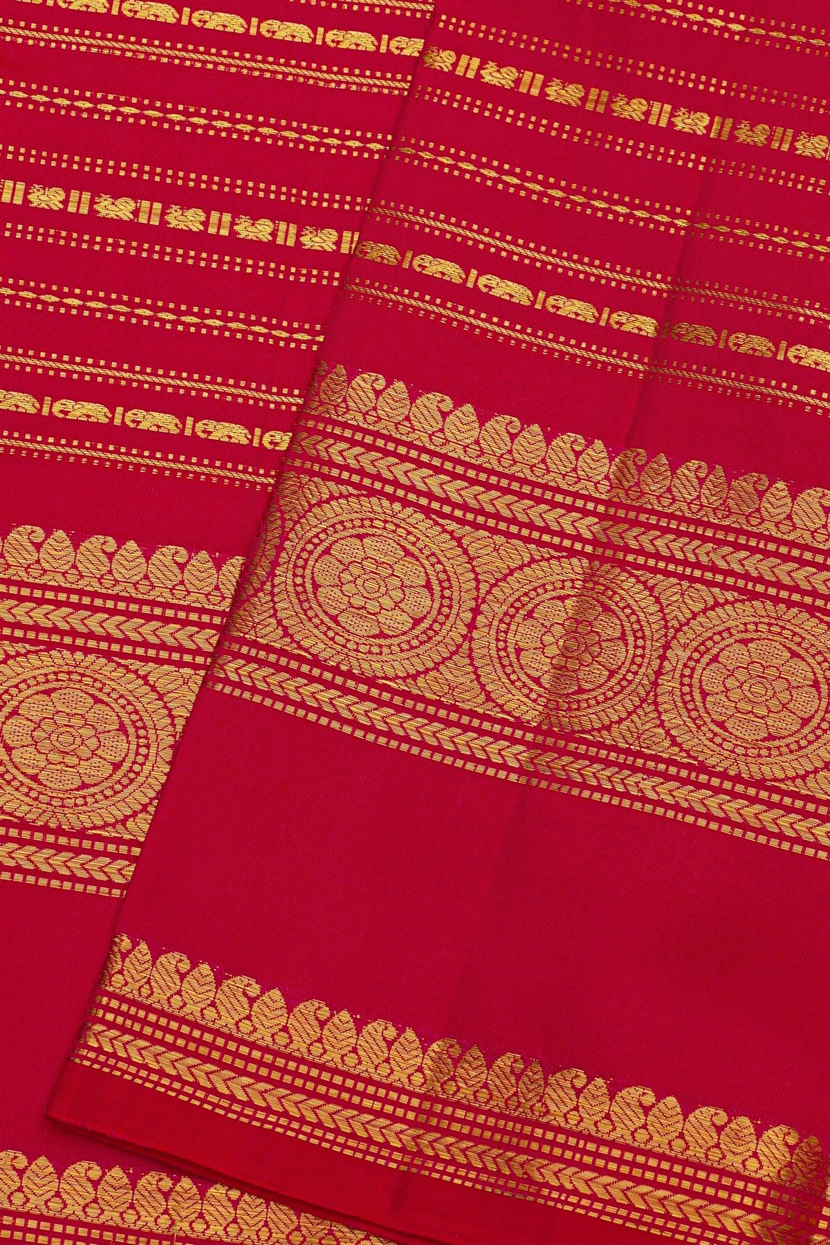 Kancheepuram Silk Red Saree