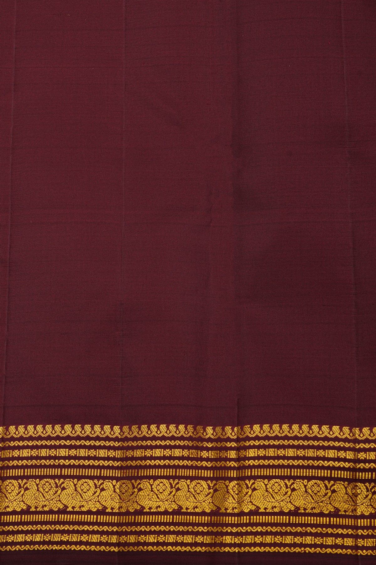Kancheepuram Silk Wine Saree