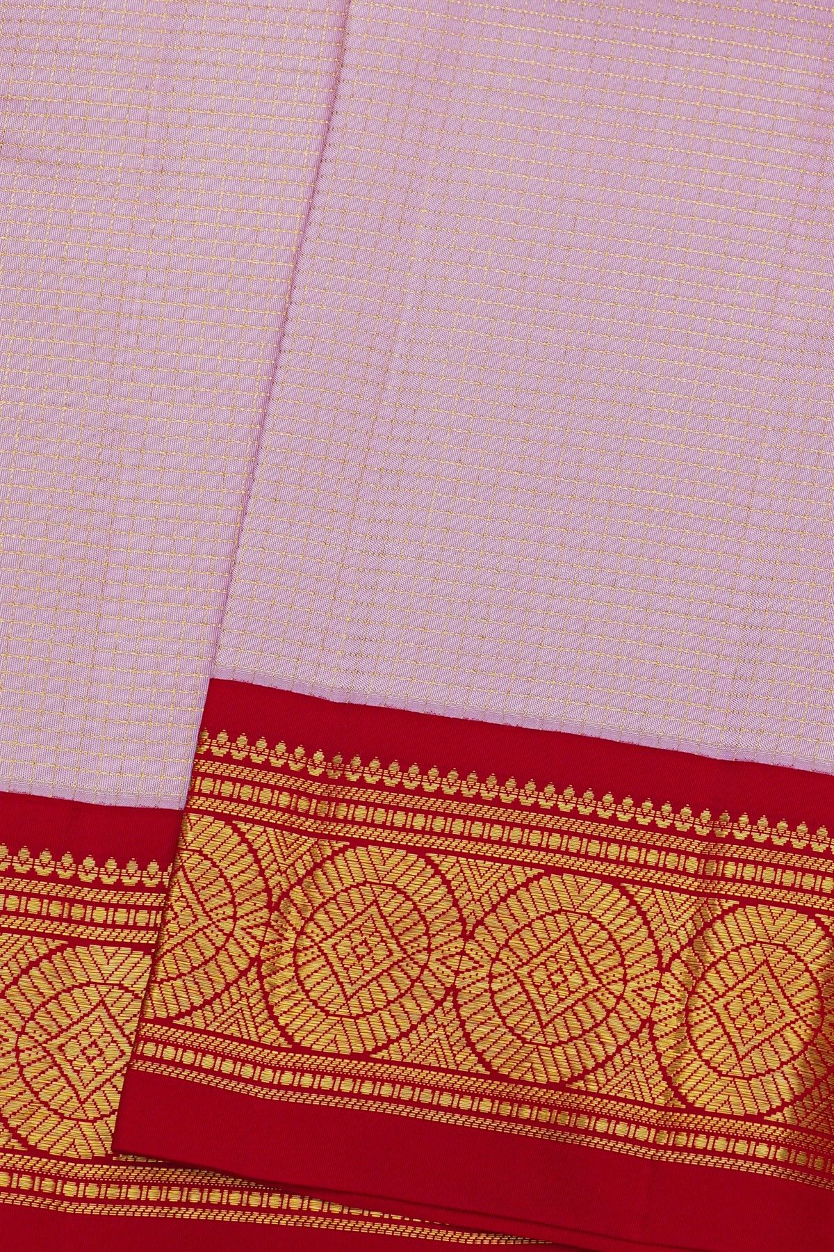 Kancheepuram Silk Lavender Saree