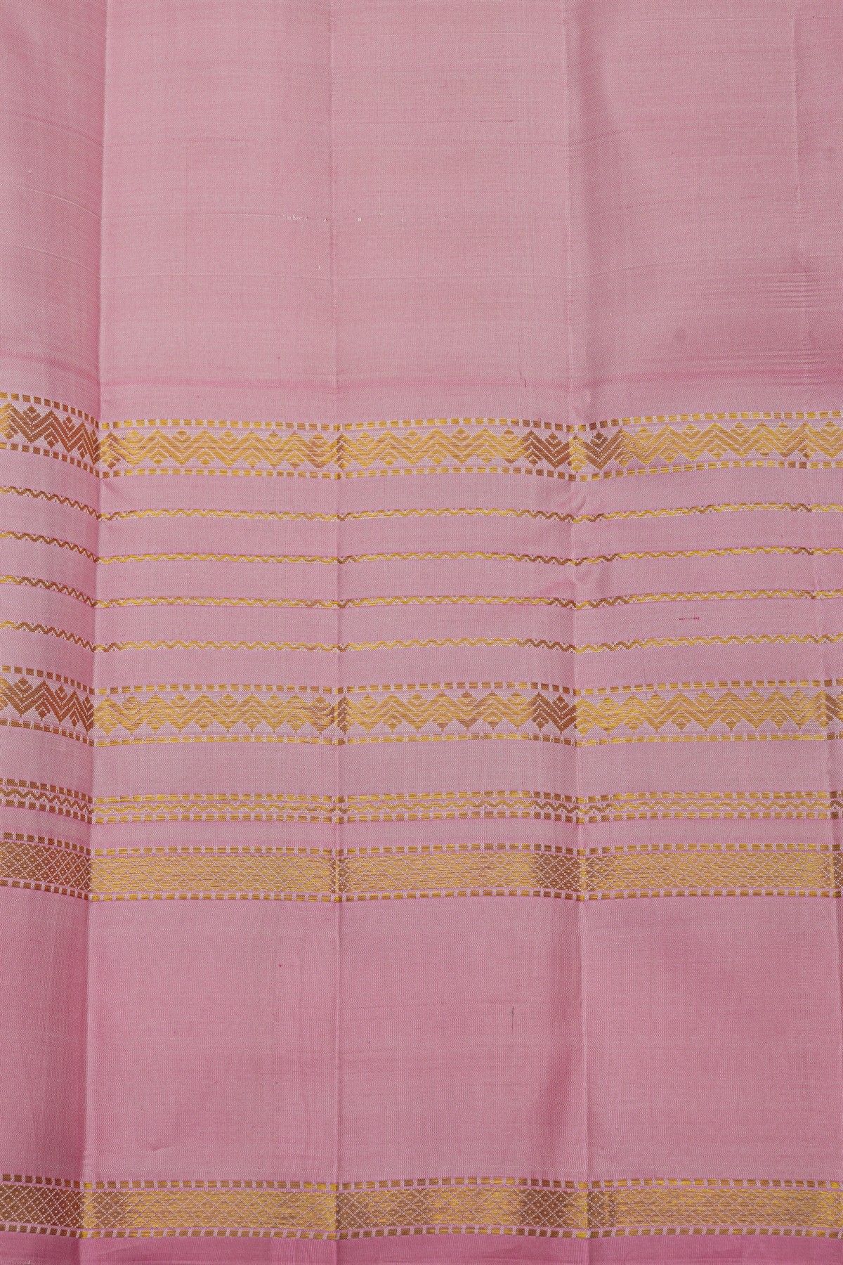 Kancheepuram Silk Off White Saree