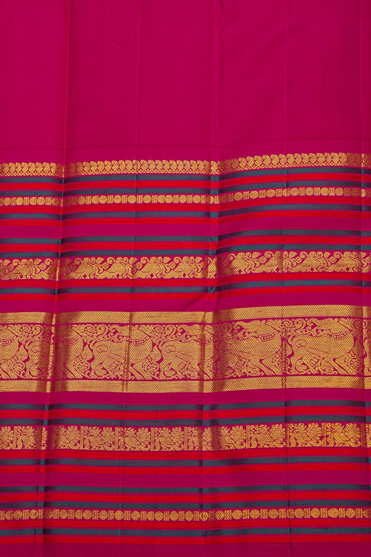 Kanchipuram Silk Pink Saree