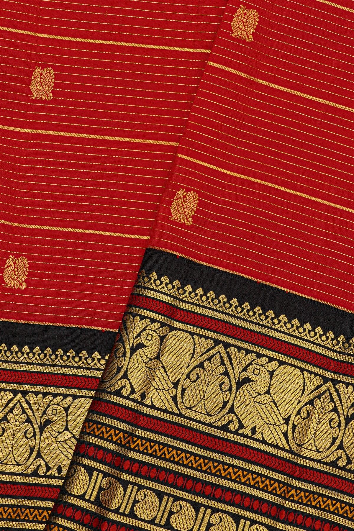 Kancheepuram Silk Red Saree
