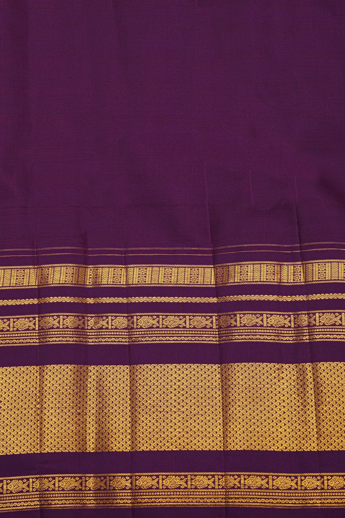 Kancheepuram Silk Multi-Colour Saree