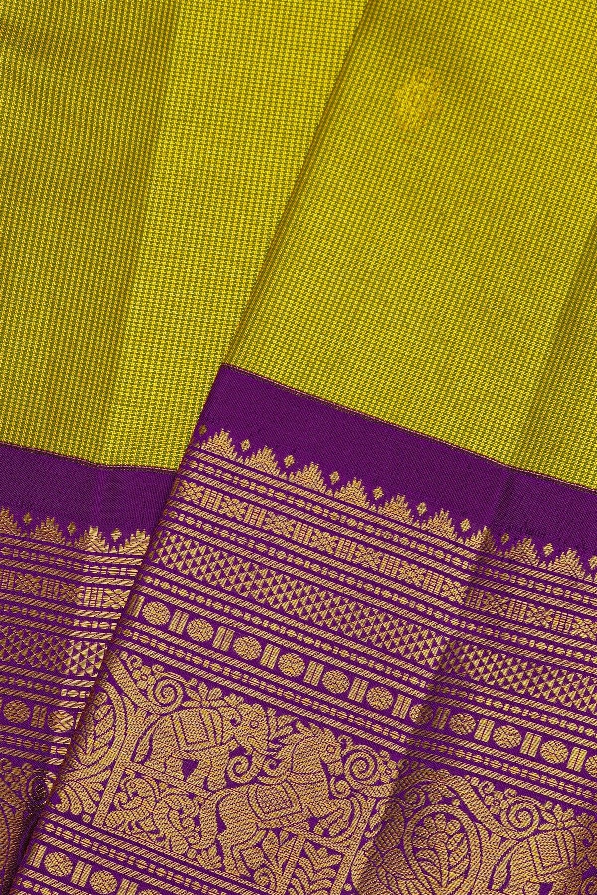 Kancheepuram Silk Green Saree