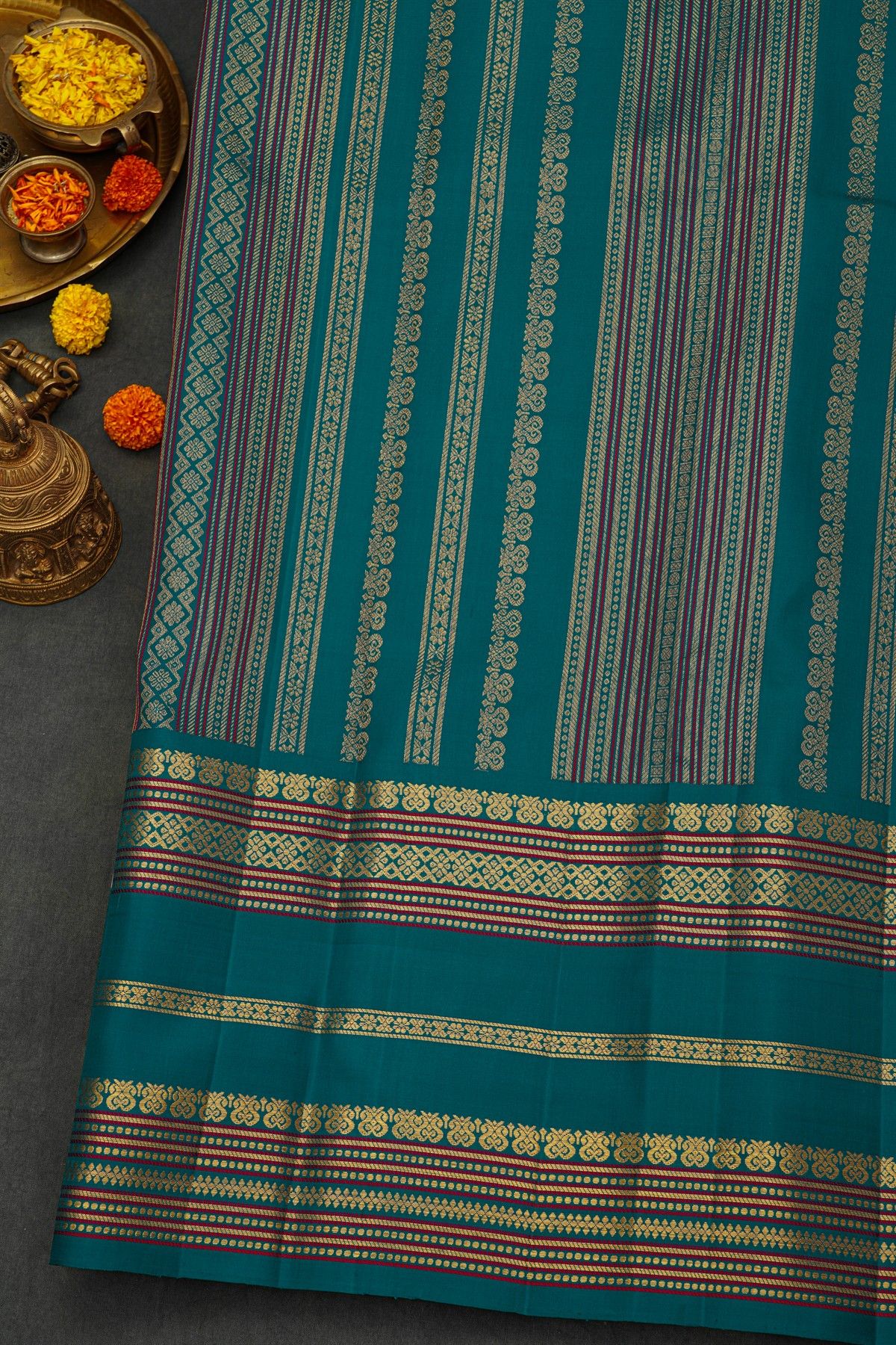 Kancheepuram Silk Baby Pink Saree