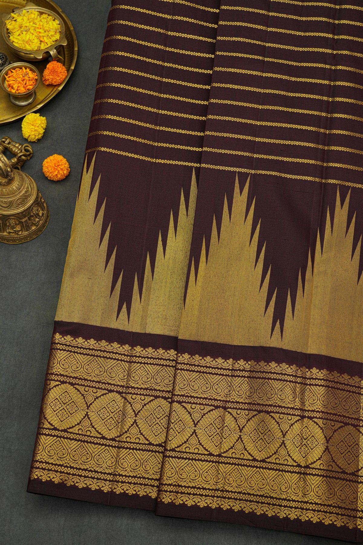 Kancheepuram Silk Dual Colour Saree