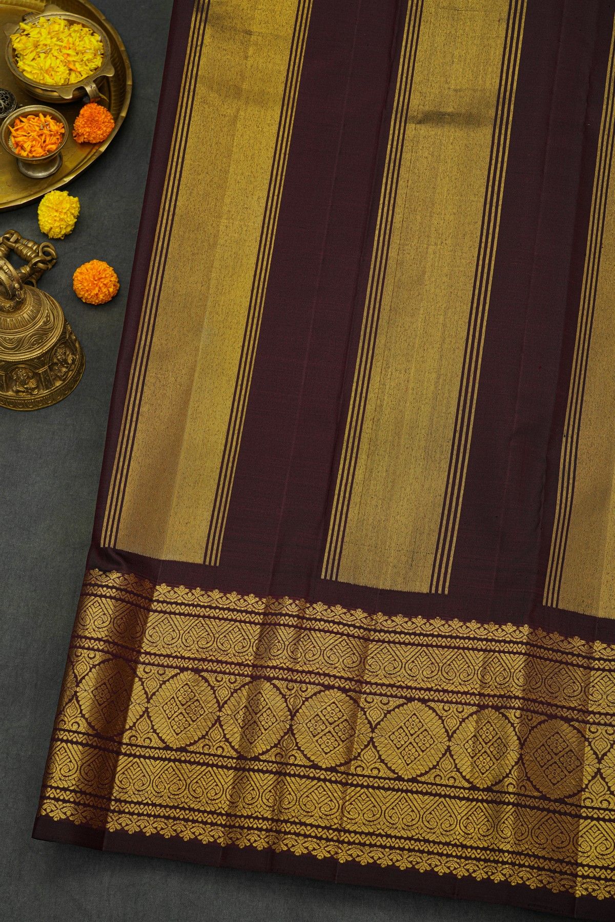 Kancheepuram Silk Dual Colour Saree