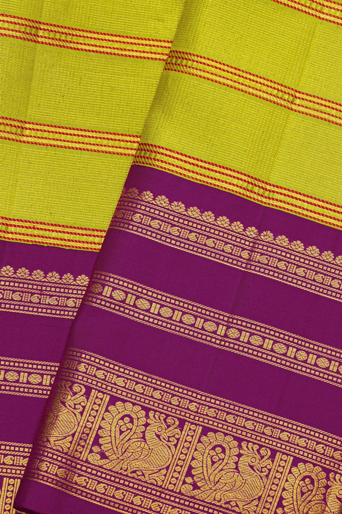 Kancheepuram Silk Green Saree