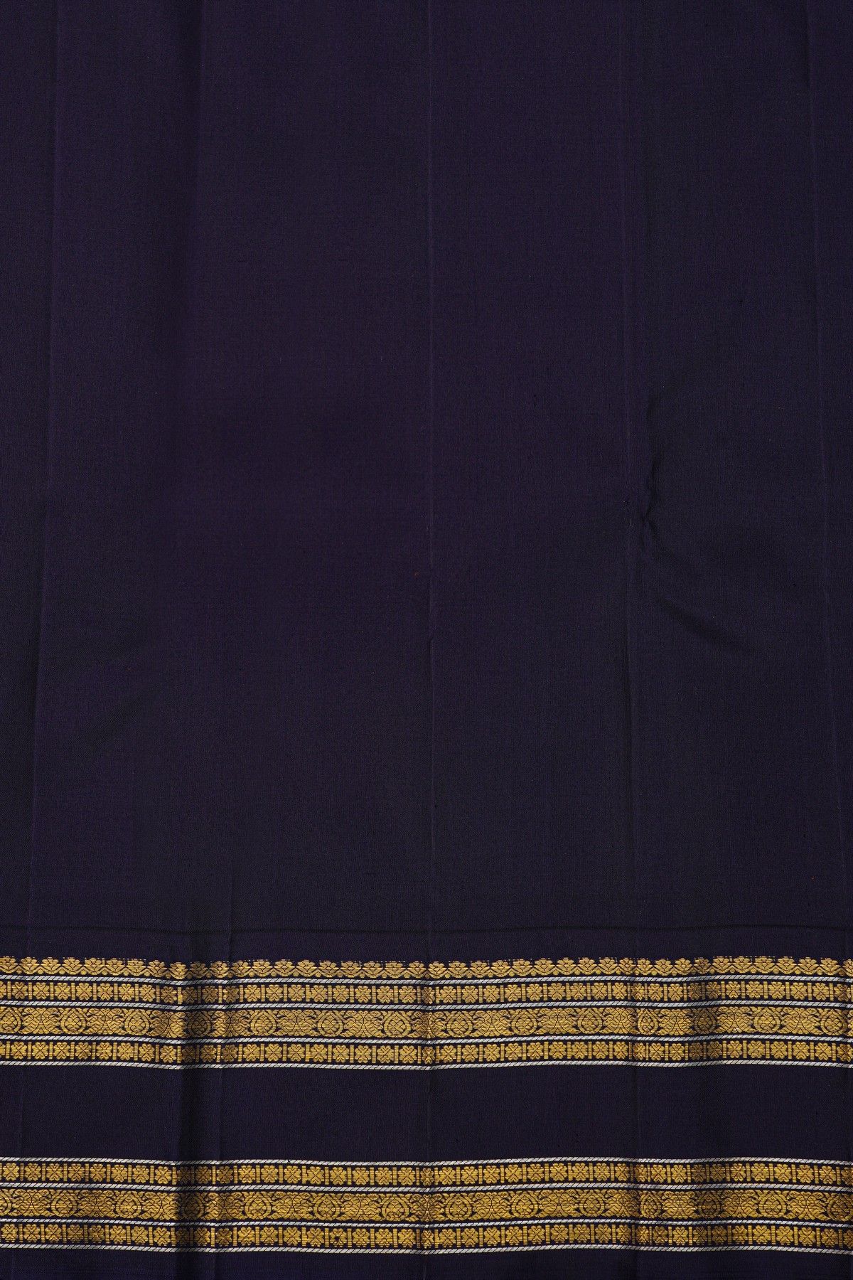 Kancheepuram Silk Orange Saree