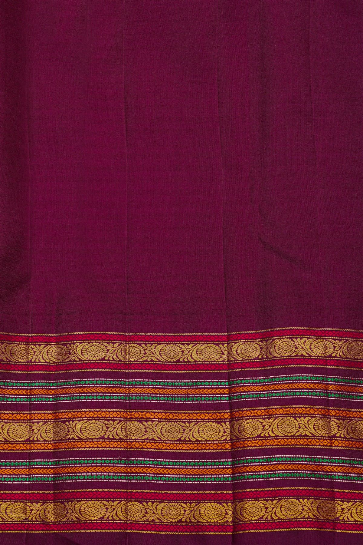 Kancheepuram Silk Multi-Colour Saree