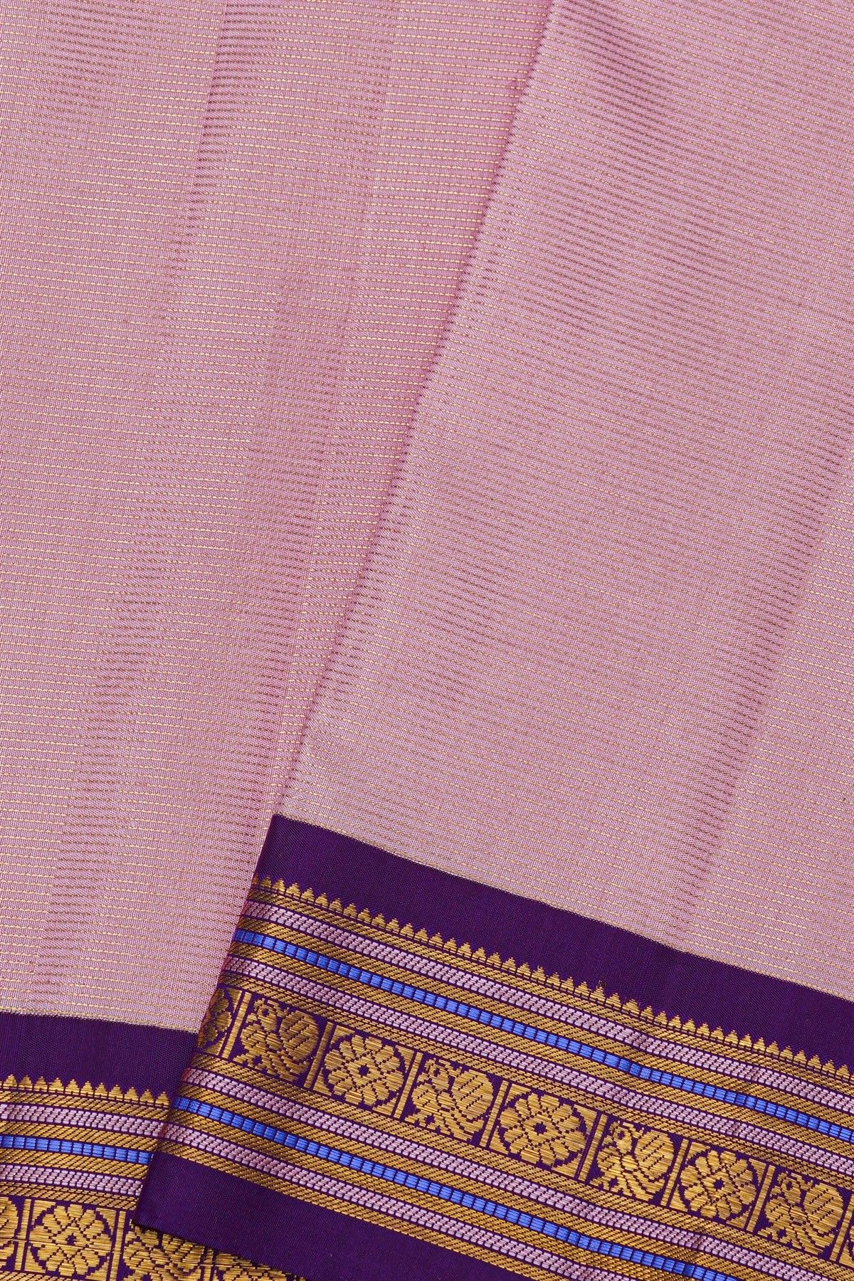 Kancheepuram Silk Lavender Saree