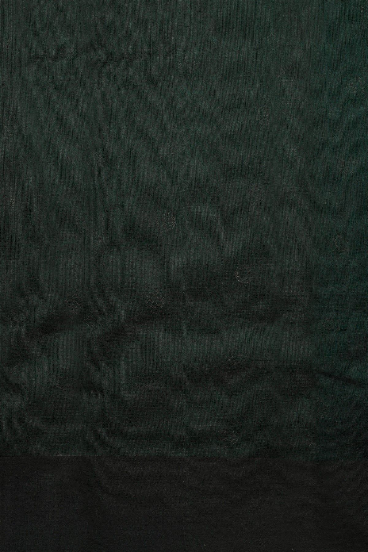Chanderi Silk Bottle Green Saree
