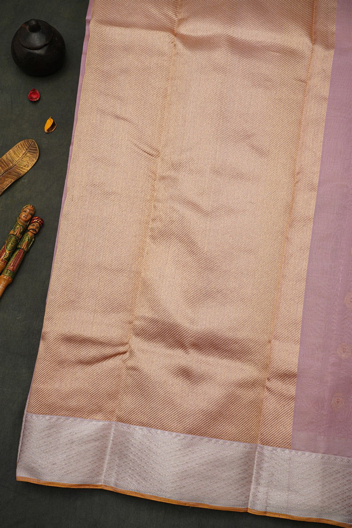 Chanderi Silk Light Pink Saree