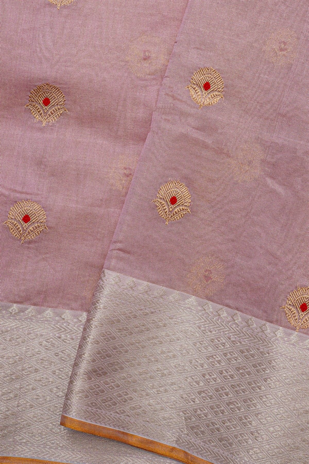 Chanderi Silk Light Pink Saree