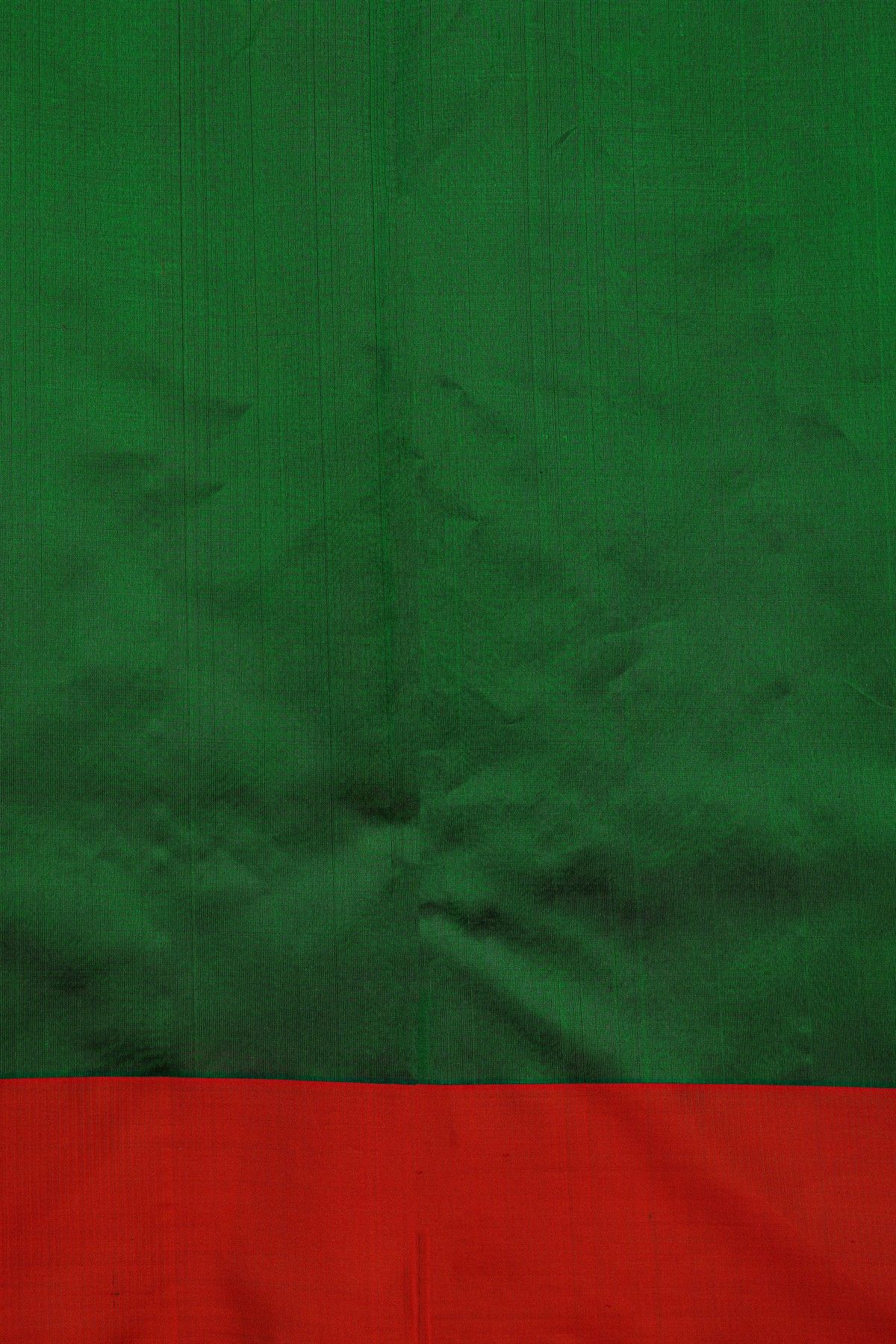 Chanderi Silk Bottle Green Saree