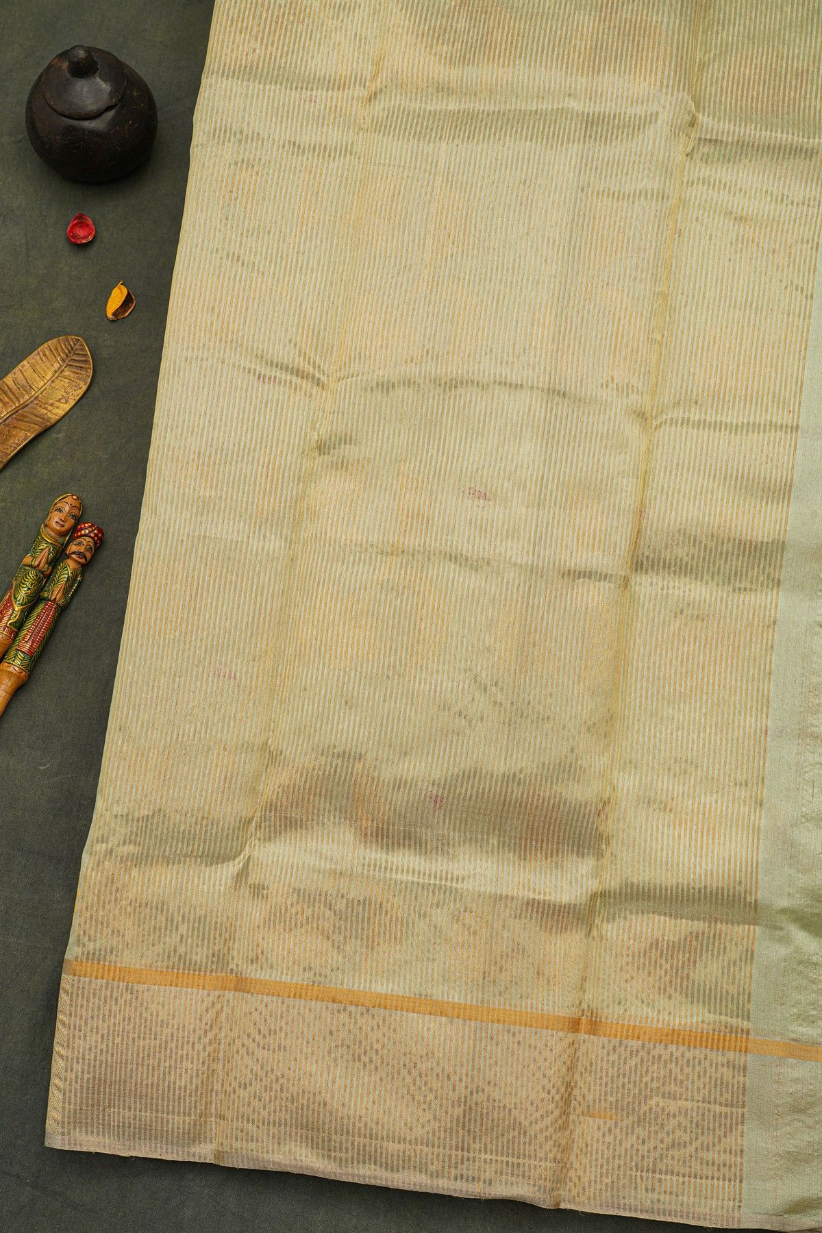 Chanderi Silk Grey Saree