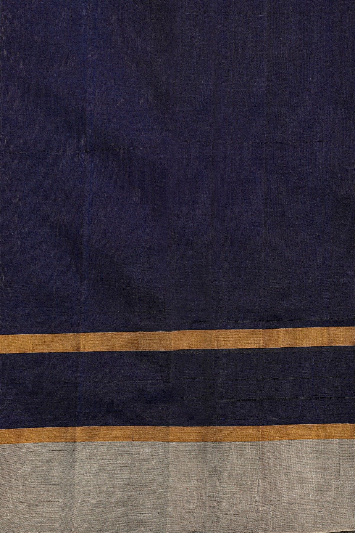 Chanderi Silk Navy Blue Saree