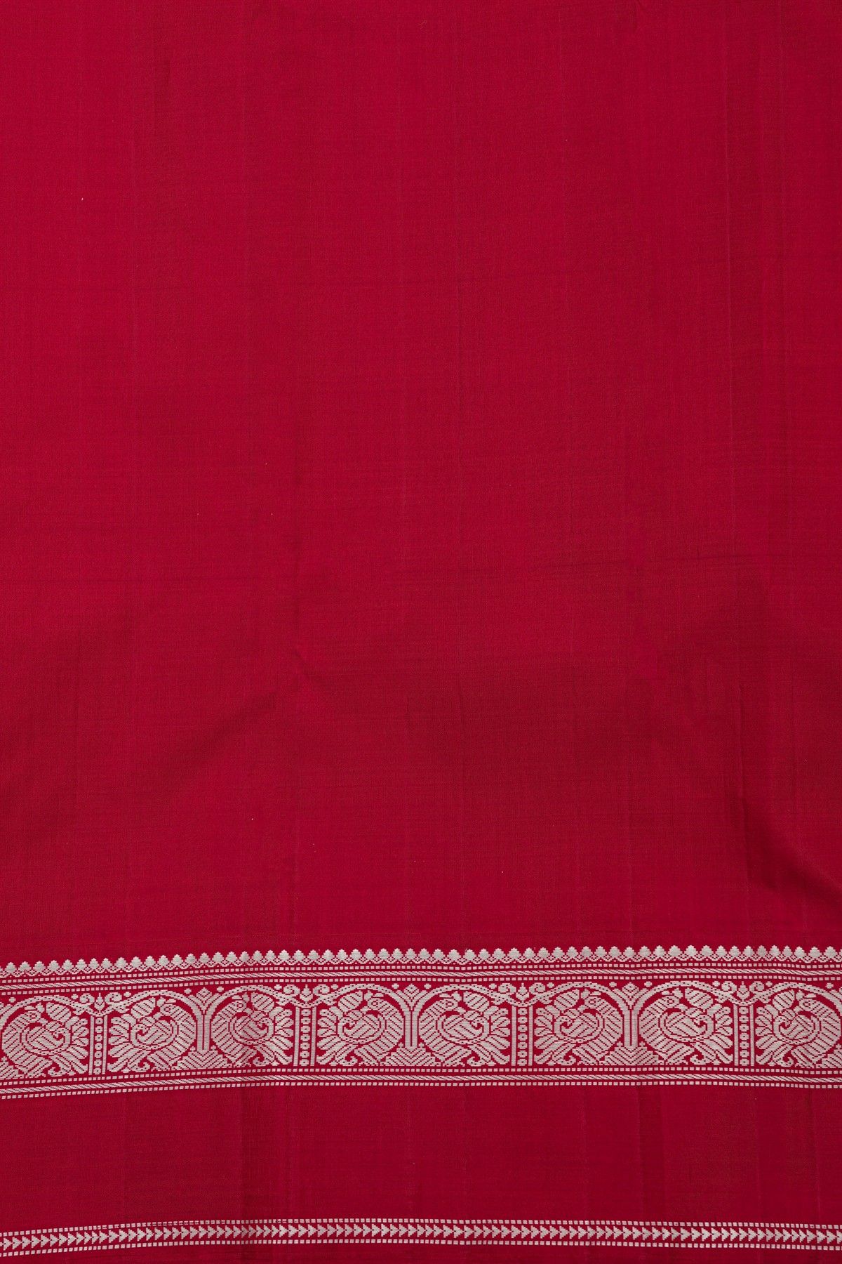 Gadwal Silk Off White Saree
