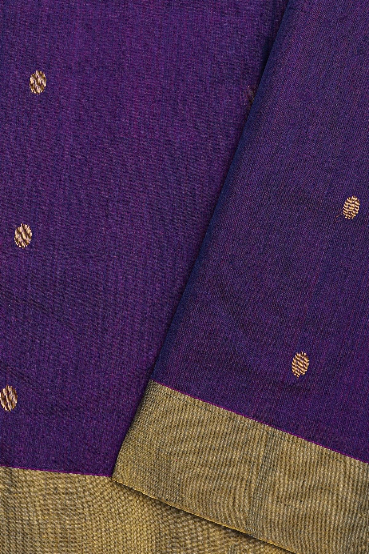 Chanderi Sico Royal Blue Saree