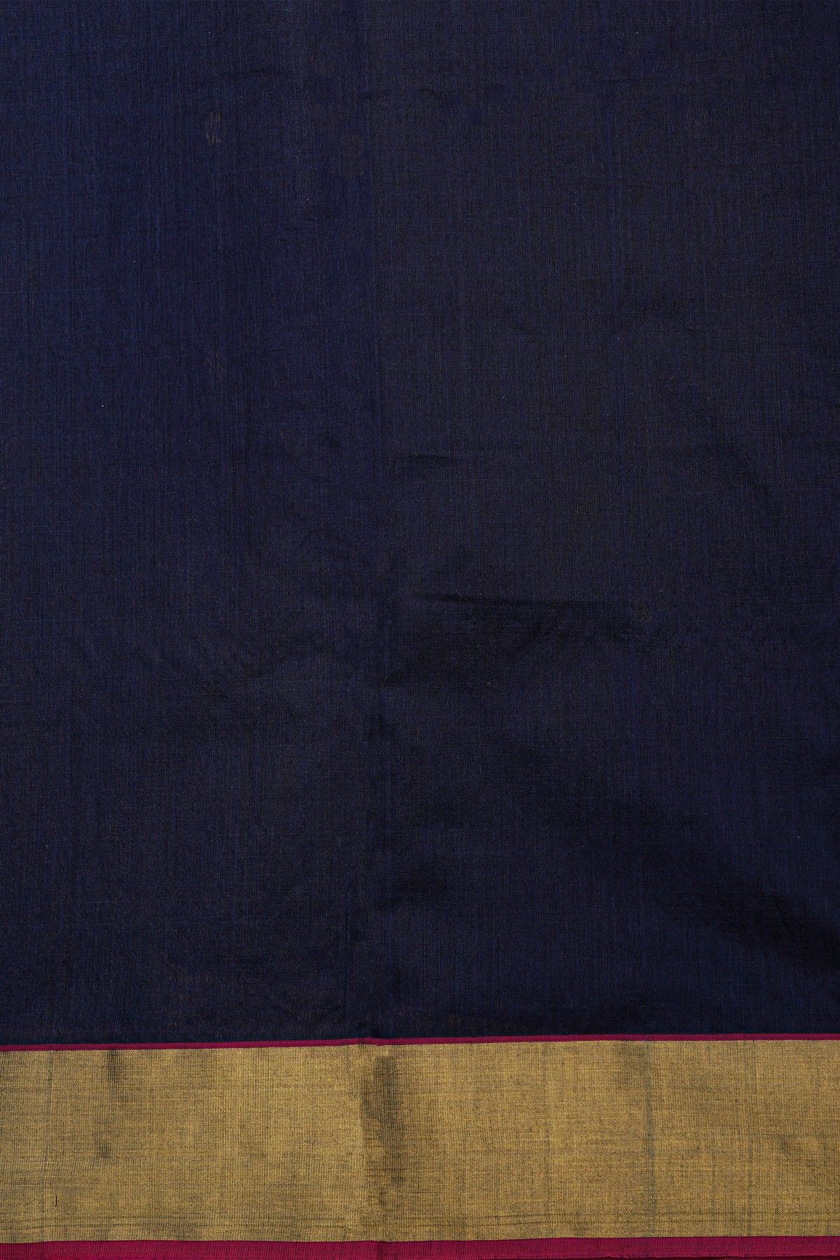 Chanderi Sico Navy Blue Saree