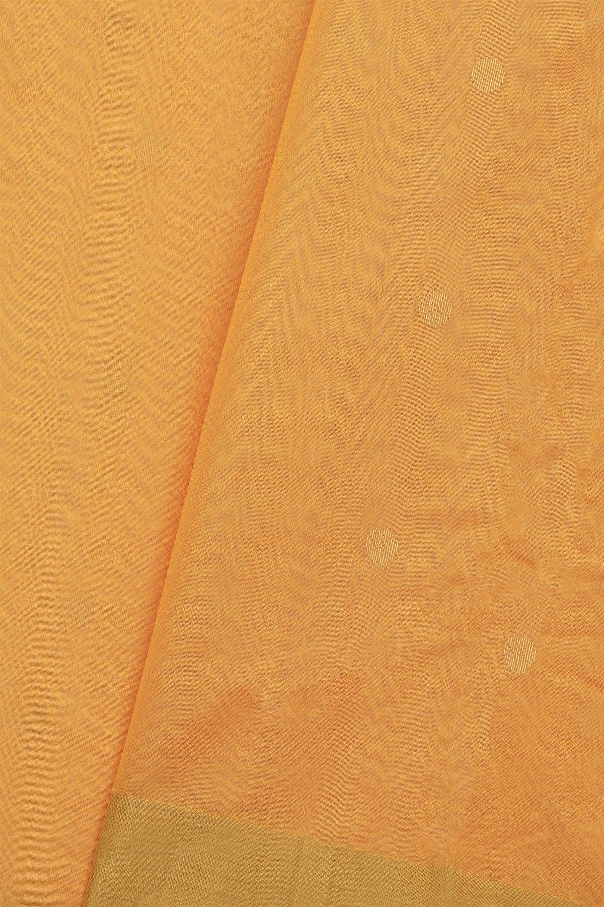 Chanderi Sico Cream Saree