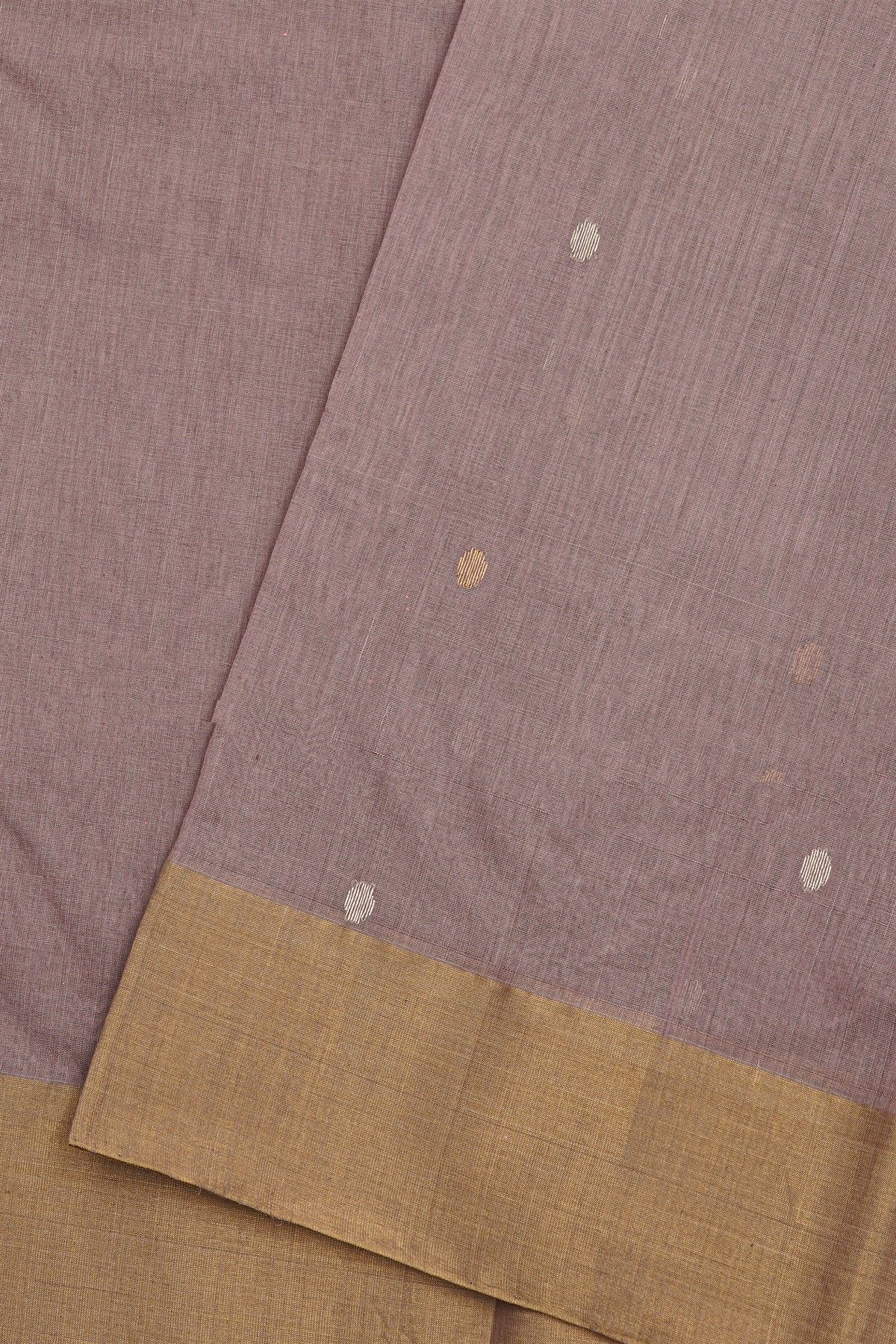Chanderi Sico Lavender Saree