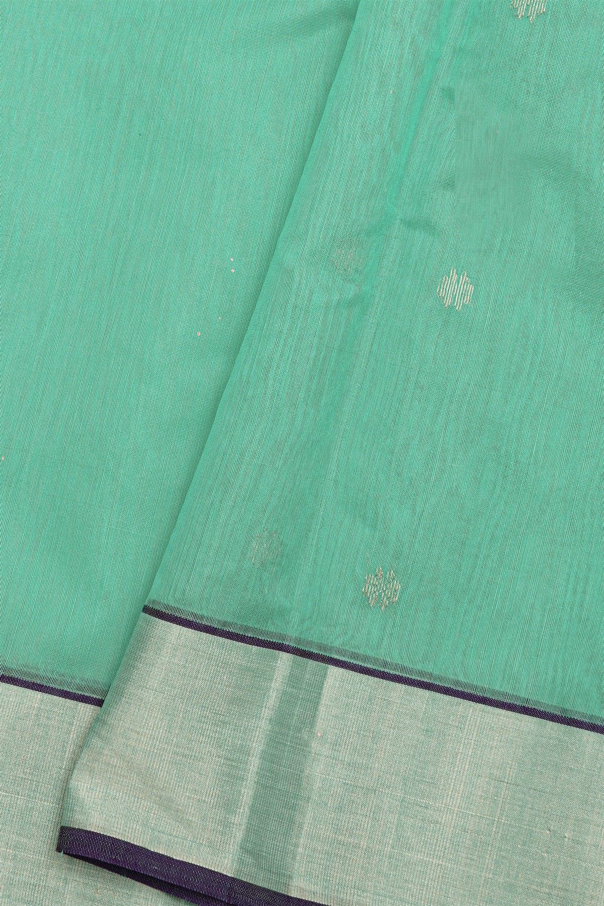 Chanderi Sico Sea Green Saree