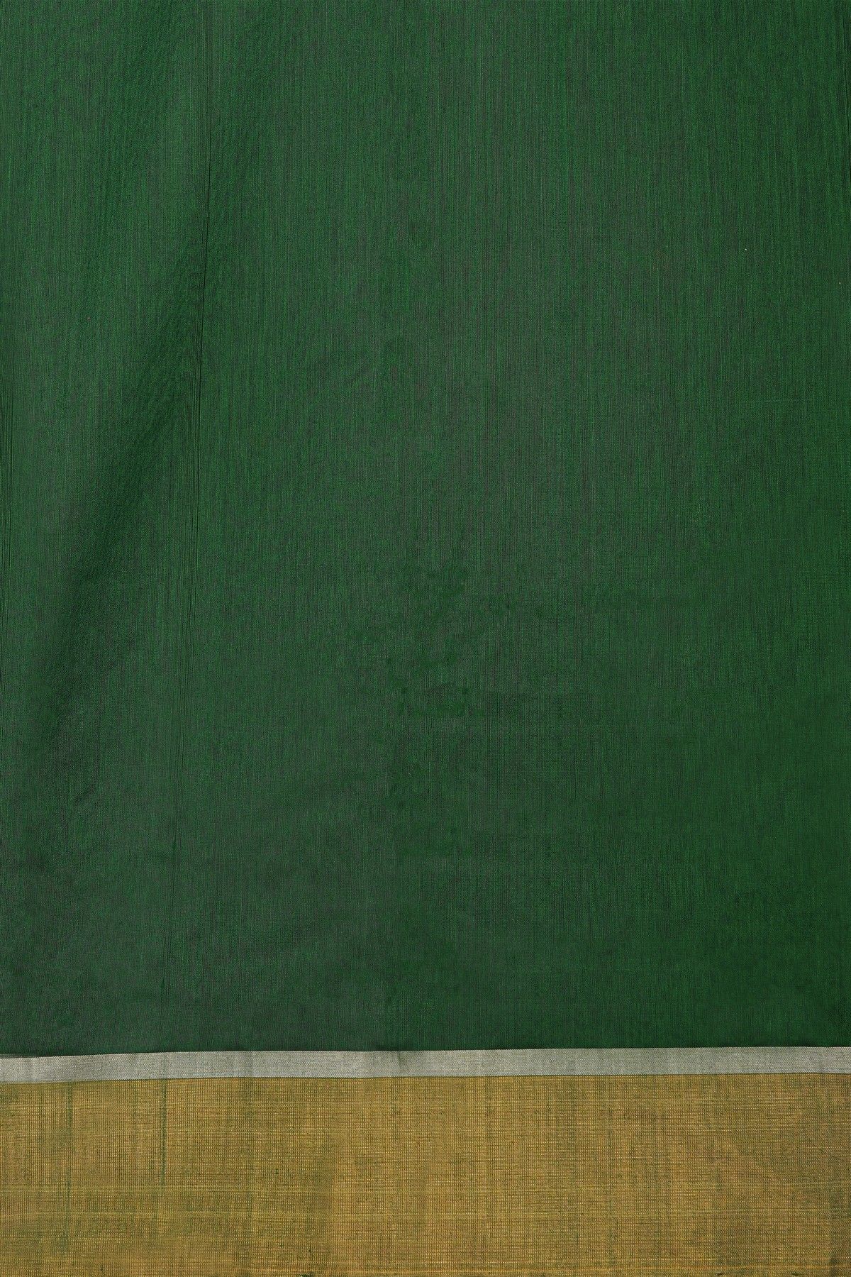 Chanderi Sico Bottle Green Saree