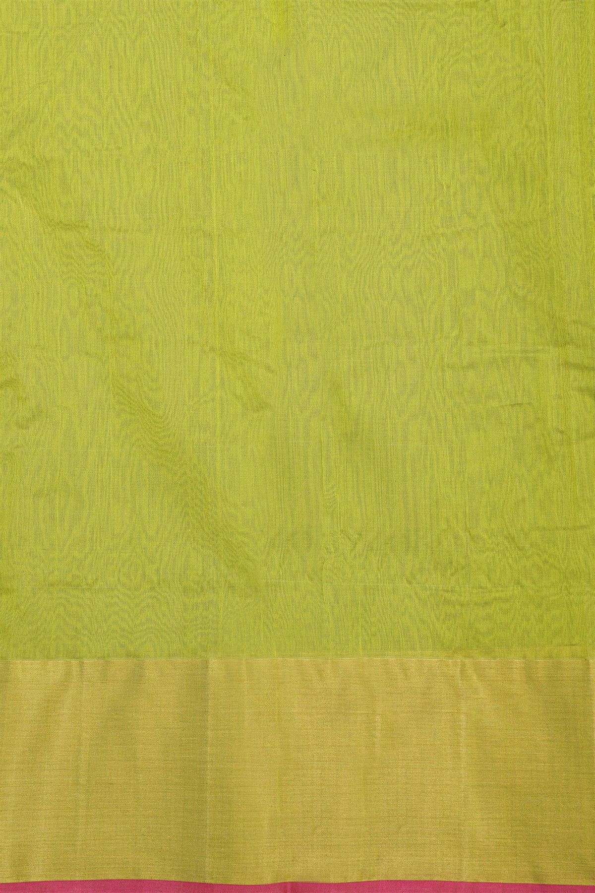 Chanderi Sico Parrot Green Saree