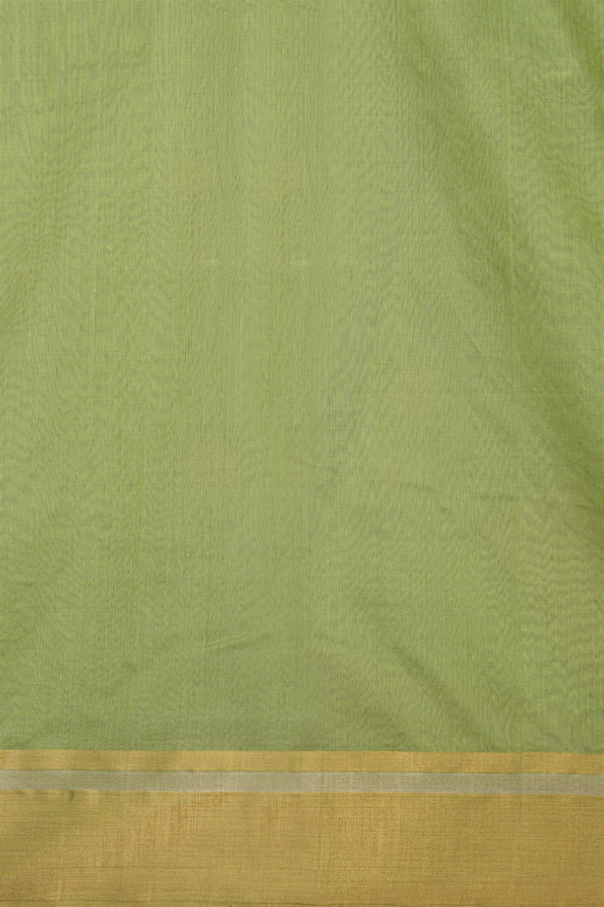 Chanderi Sico Pista Green Saree