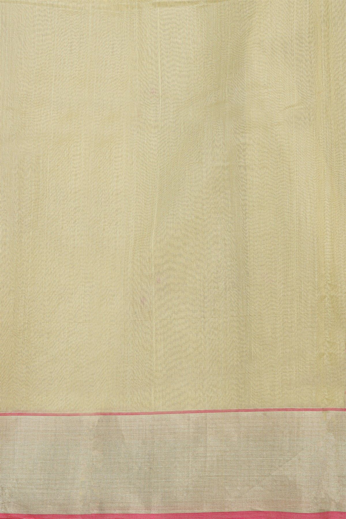 Chanderi Sico Cream Saree