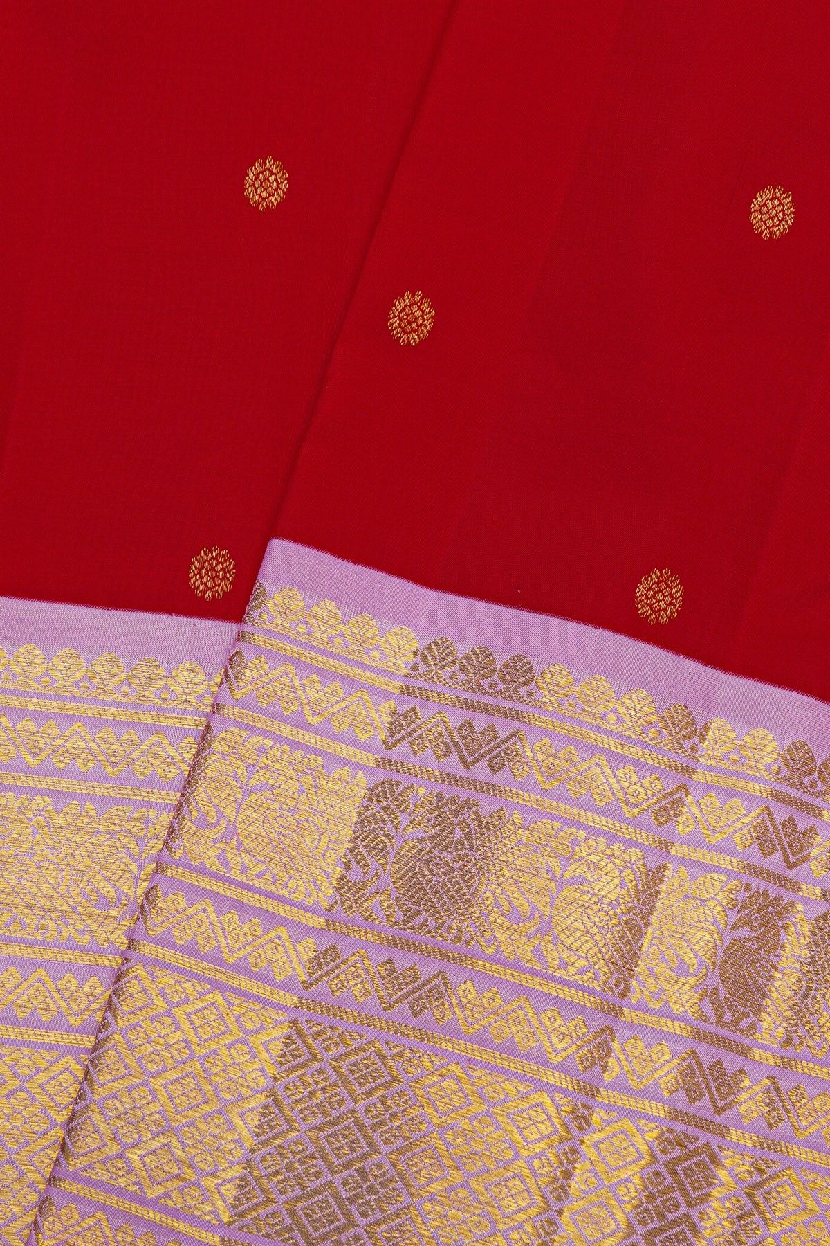 Kanchipuram Silk Red Saree