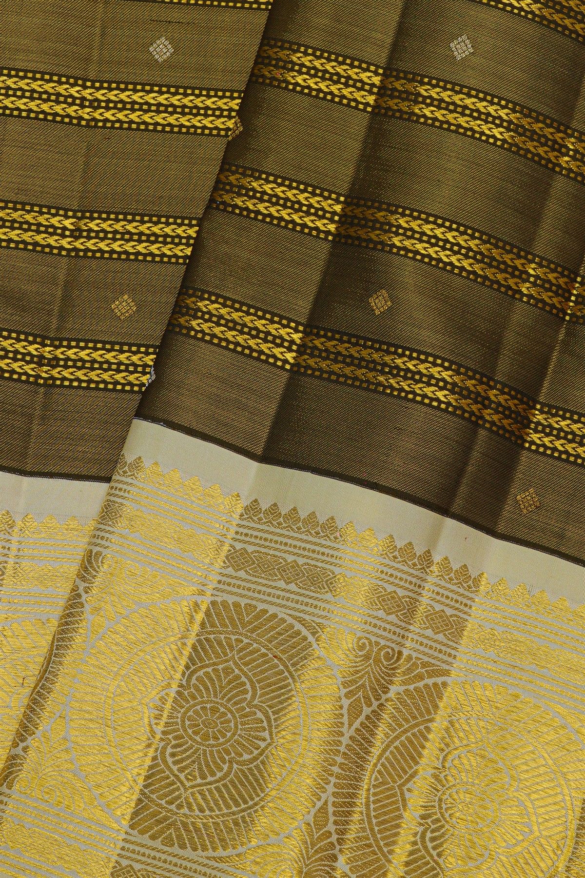 Kanchipuram Silk Dual Colour Saree