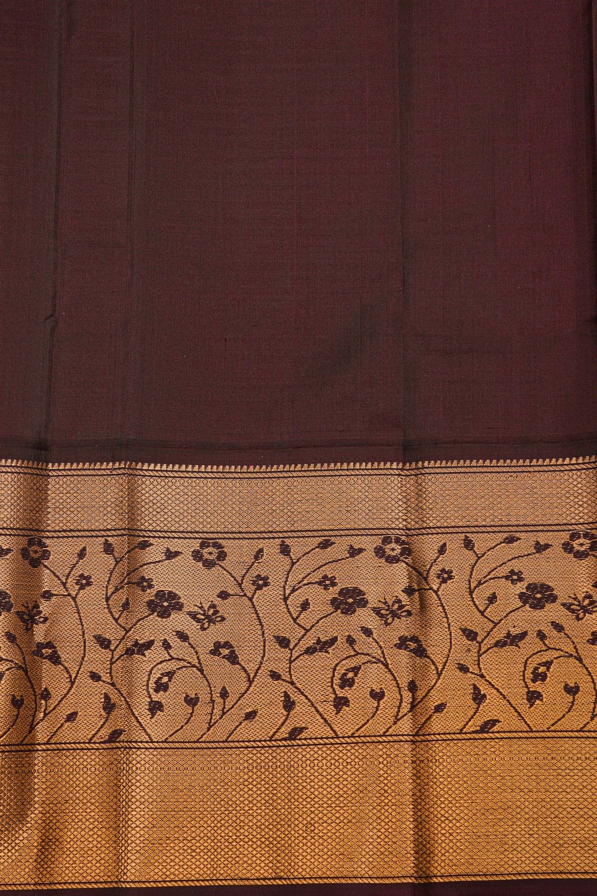 Kuppadam Sico Bottle Green Saree