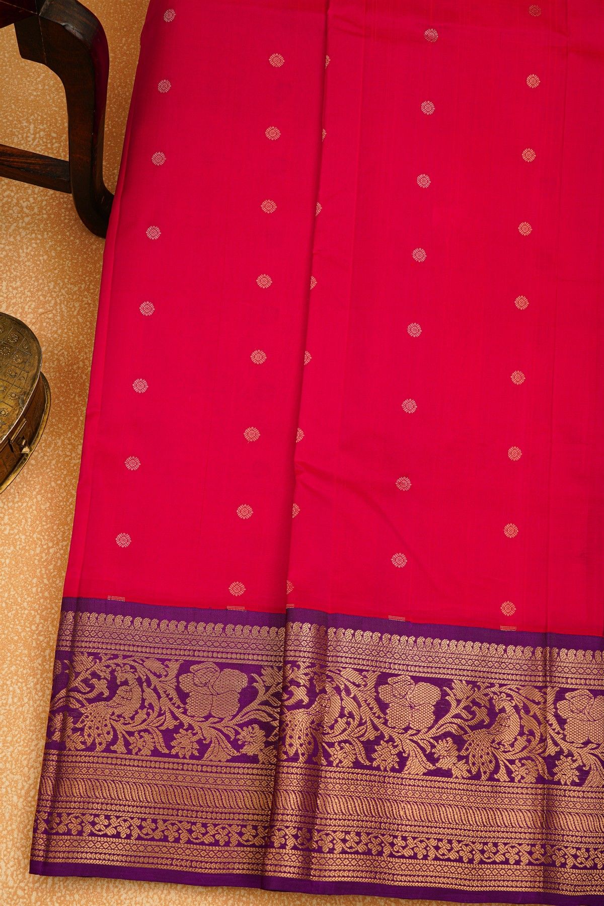 Kuppadam Sico Pink Saree