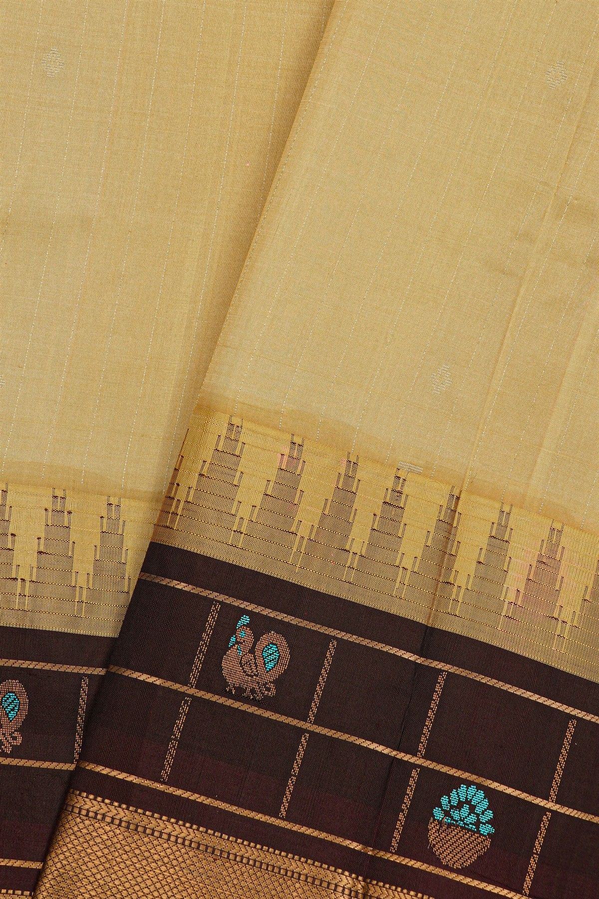 Kuppadam Sico Cream Saree