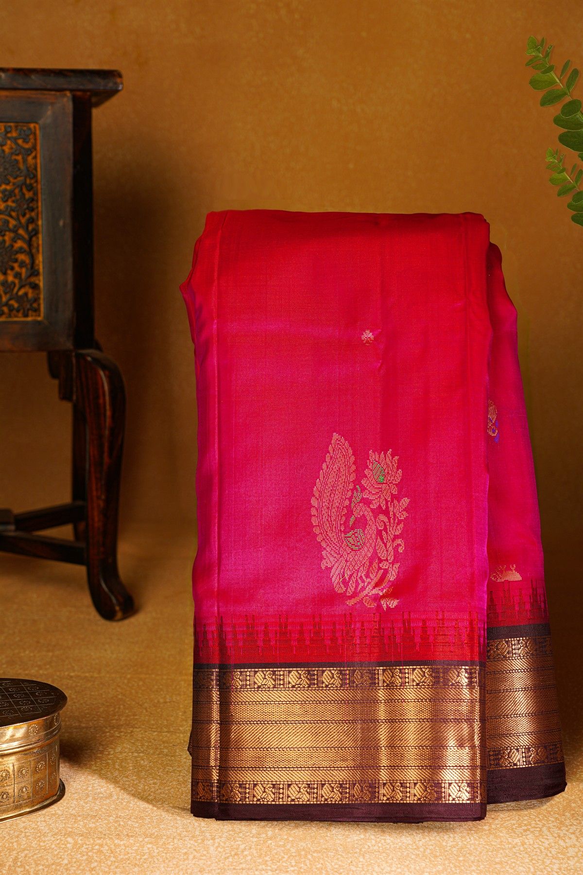 Kuppadam Sico Pink Saree