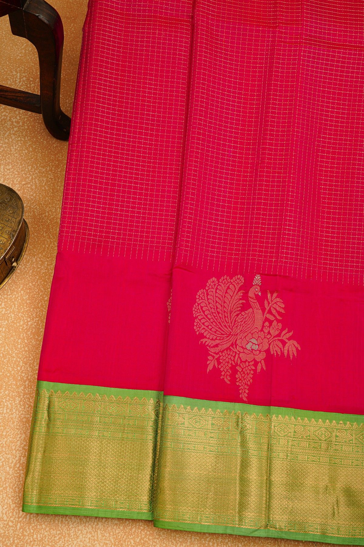 Kuppadam Sico Pink Saree