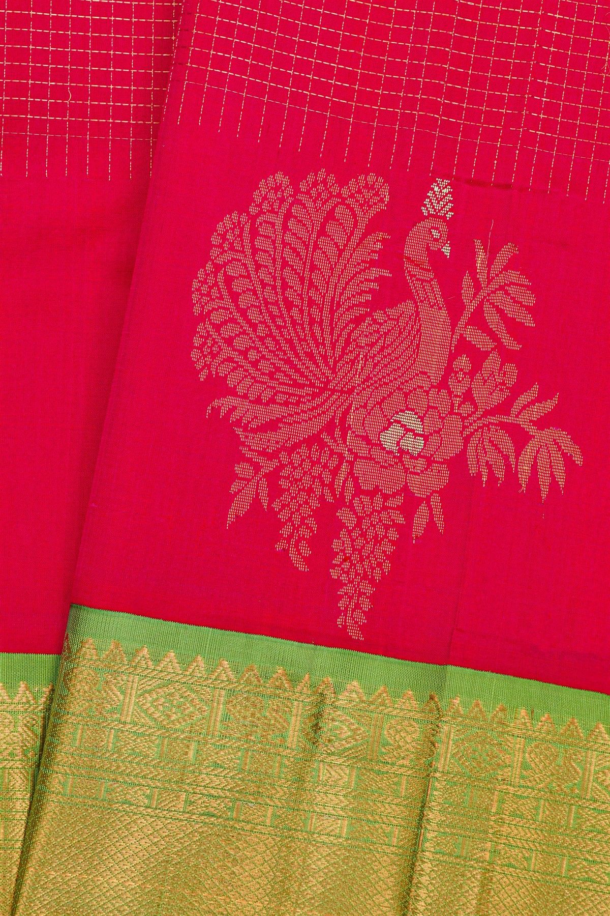 Kuppadam Sico Pink Saree