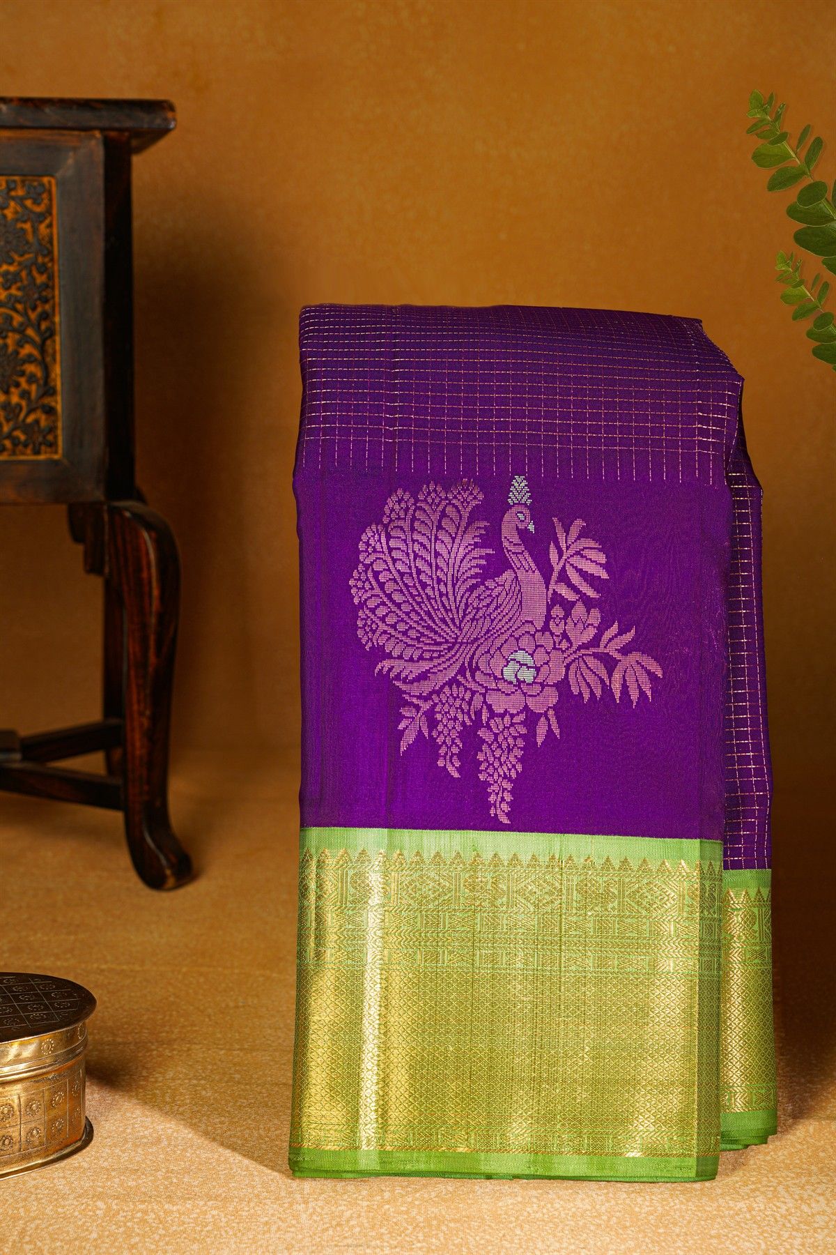 Kuppadam Sico Purple Saree